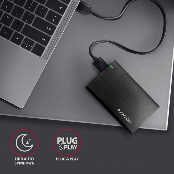 Produktbild Axagon EE25-A6M USB3.0 - SATA 6G 2.5" externes Festplattengehäuse (2.5")