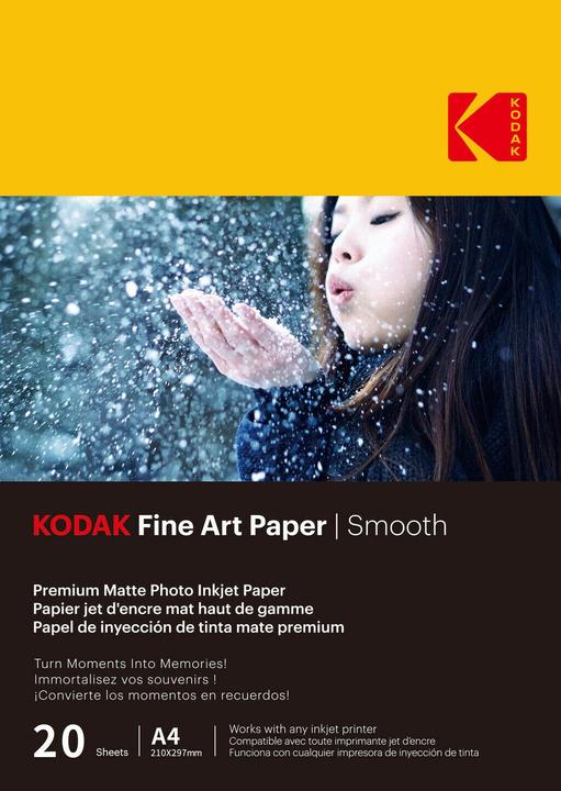 Immagine prodotto Kodak Carta per belle arti 230g patinata opaca liscia A4x20 (230 g/m², 21 x 29,7 cm, 20 x)
