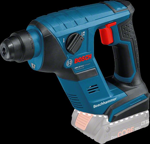 Produktbild Bosch Professional Akkubohrhammer GBH 18 V-LI Compact (Akkubetrieb)