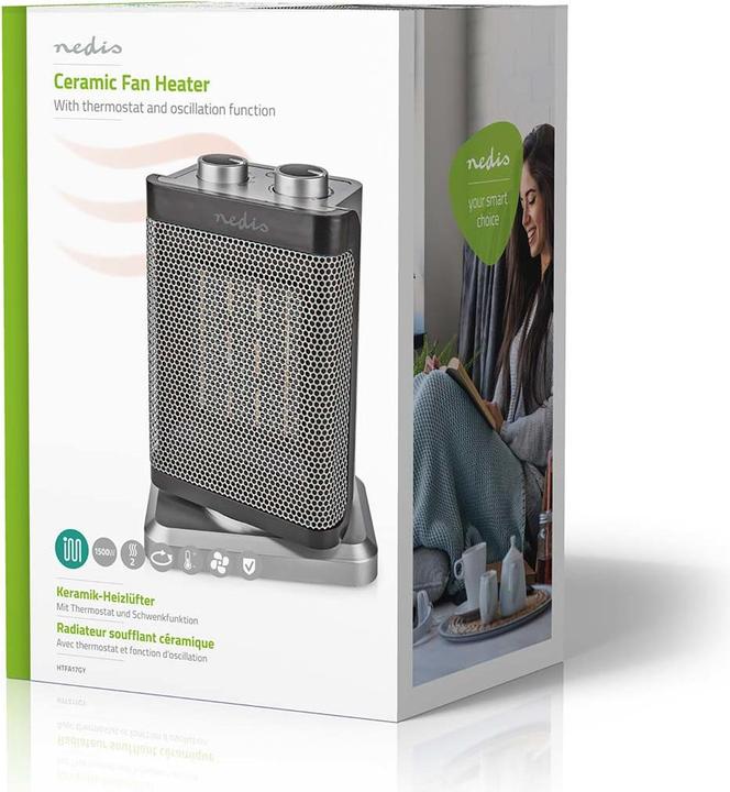 Produktbild Nedis Kompakter Keramik-Heizlüfter (1500 W)