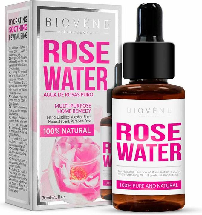 Produktbild Biovène Biovene Rose Water Pure and Natural Multi-Purpose Home Remedy 30ml (30 ml)