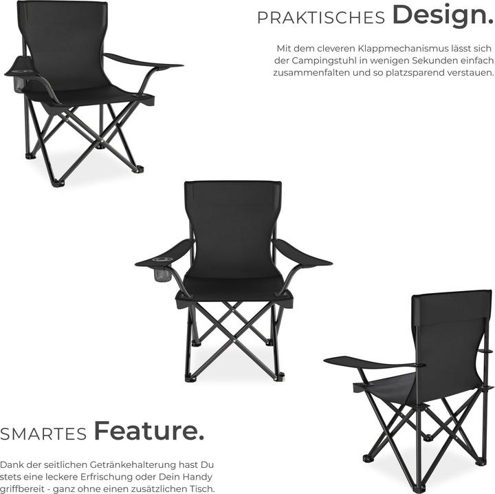 Image du produit tectake 2 chaises de camping Gil