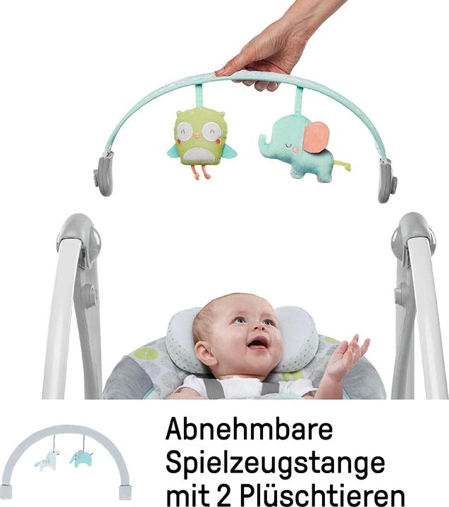 Actual product image Ingenuity Baby bouncer Hugs & Hoots, up to 9Kg