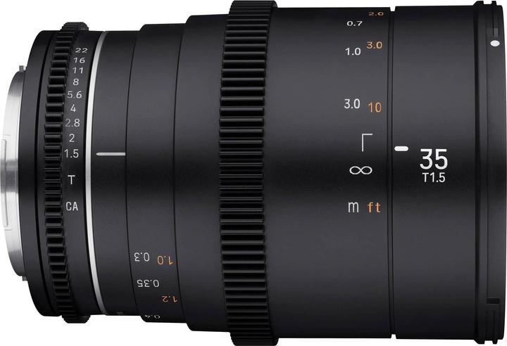 Produktbild Samyang MF 35mm T1,5 VDSLR MK2 Canon RF (Canon RF, Vollformat, APS-C / DX, Micro Four Thirds)