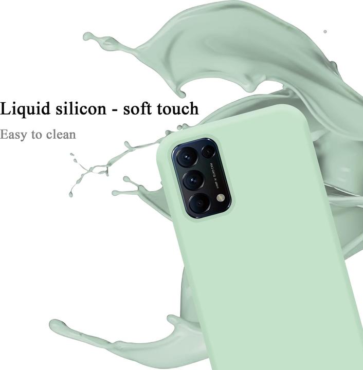 Productafbeelding Cadorabo TPU Vloeibaar Silicone Hoesje (Oppo Find X3 Lite)
