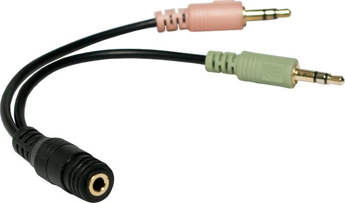 Produktbild LogiLink Klinkenadapter (0.15 m, 3.5mm Klinke (AUX))