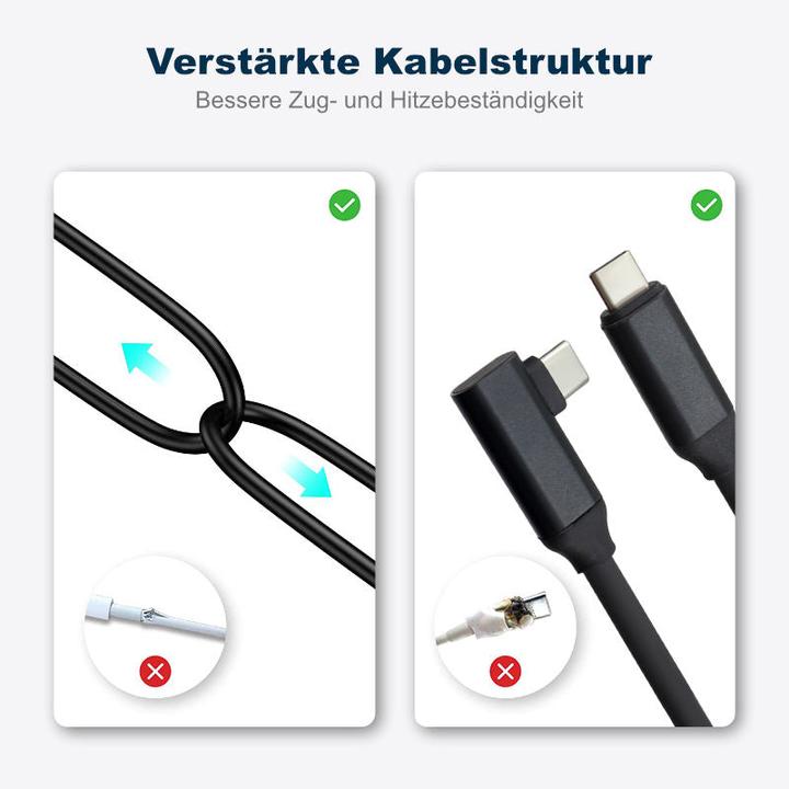 Immagine prodotto Hermex Cavo per occhiali VR 5m Oculus Quest 2 Cavo dati USB-C Cavo di ricarica