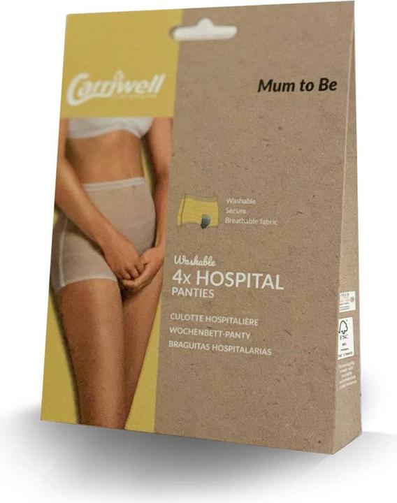 Actual product image Carriwell Hospital Briefs (One size, pack of 4)