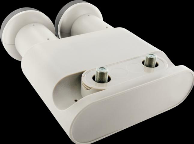 Image du produit Schwaiger LNB numérique monobloc double (Twin LNB, 40mm)