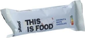 Image du produit YFood Barre Classique Noix de Coco & Chocolat Blanc (60g) (Chocolat blanc, Noix de coco, 1 pcs, 60 g)