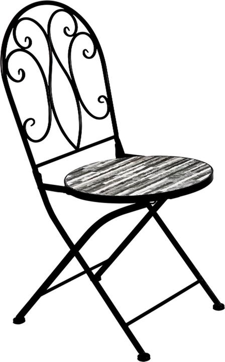 Actual product image Mojawo 3-piece mosaic seating group garden set bistro set Ø60cm stone look