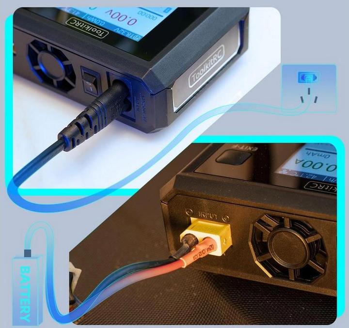 Image du produit Toolkitrc Ladegerät M7AC AC/DC 100W 1-6S