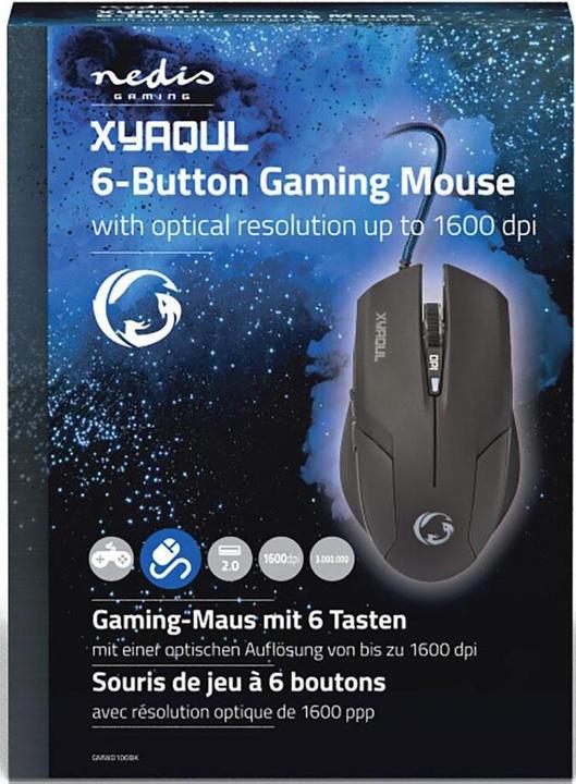 Produktbild Nedis GMWD100BK (Kabelgebunden)
