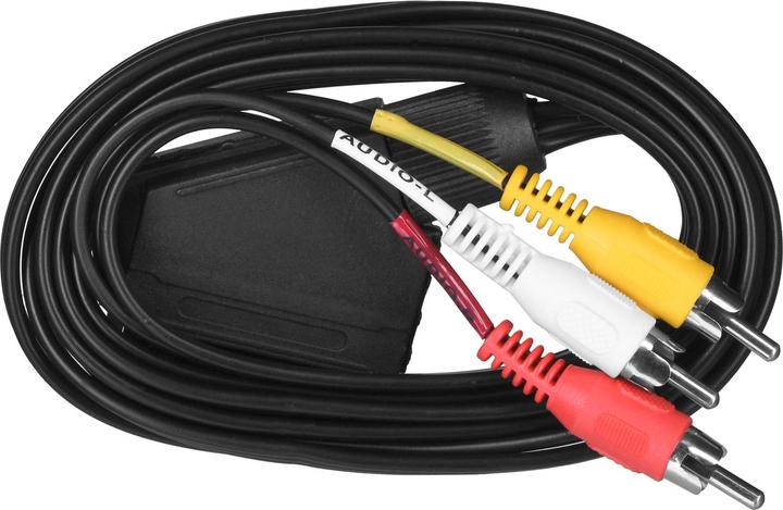 Immagine prodotto Savio CL-133 Cavo SCART SCART (21-pin) 3 x RCA Multicolore (2 m)