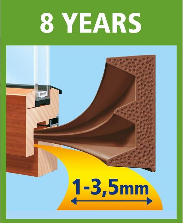 Immagine prodotto tesa Guarnizione in gomma a profilo E (0.30 kg, Marrone, Brown, 1 ml)