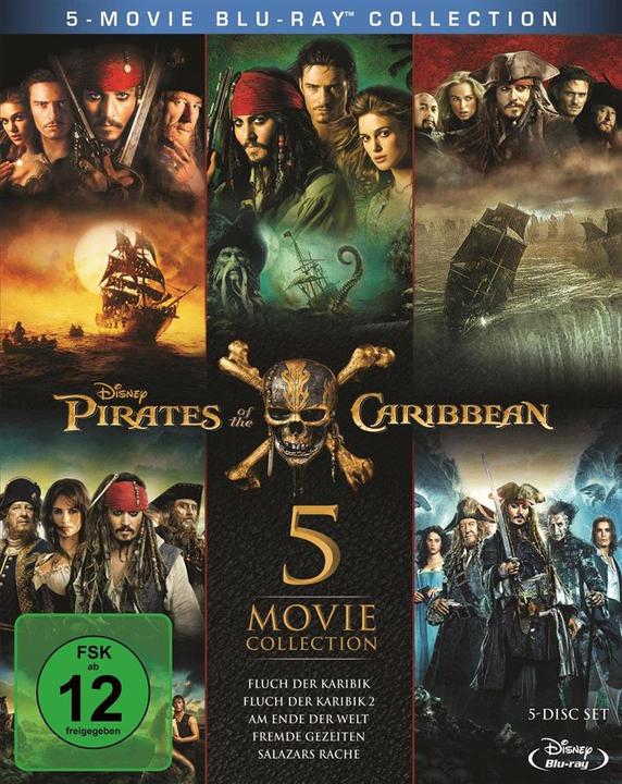 Image du produit Disney Interactive Studios Pirates des Caraïbes 1-5 (Blu-ray, 2017, Allemand, Anglais)