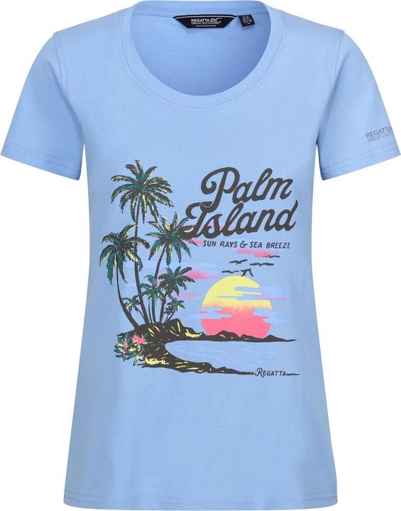 Actual product image Regatta Womens/Ladies Filandra VIII Palm Tree T-Shirt (44 D)