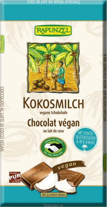 Rapunzel Kokosmilch vegane Schokolade Bio (80 g)