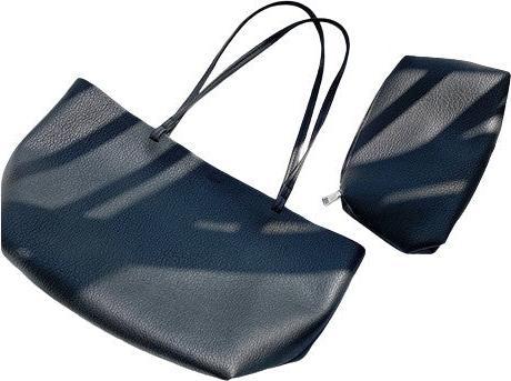Only-Bags.Store Vegan Leder Umhängetasche, weiches Leder Cord Tote Bag, Vintage Einkaufstasche, Tragetasche, grosse