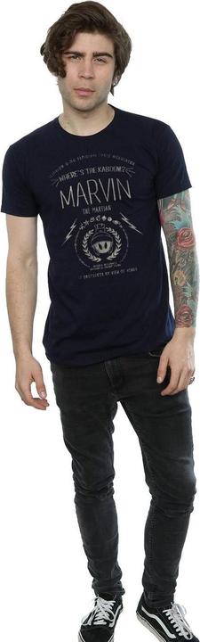 Actual product image Looney Tunes Mens Where's The Kaboom Marvin The Martian Cotton T-Shirt (XXL)