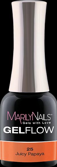 Marily Nails GELFLOW – 25 Juicy Papaya (Juicy Papaya, UV-Gel Lack)