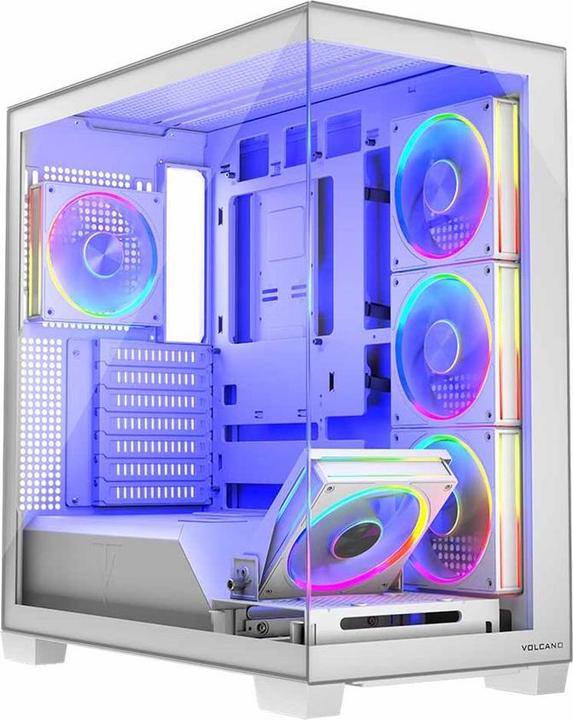 Actual product image Modecom Computergehäuse VOLCANO STELLAR ARGB MIDI 5F (ATX, mATX, Mini-ITX)
