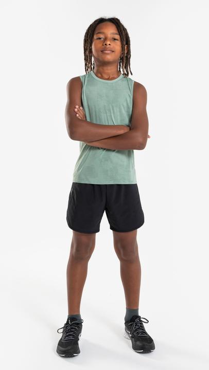 Actual product image Kiprun Lauf-Tanktop Kinder nahtlos - 900 Light grün (10, 11, 12)