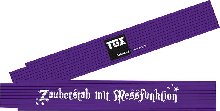 Produktbild Tox Doppelmeter «Zauberstab mit Messfunktion», 2 m (mm, cm)