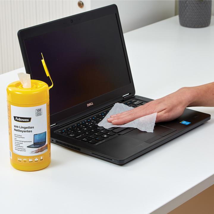 Actual product image Fellowes Surface cleaning cloths, 100 pieces (100 x)