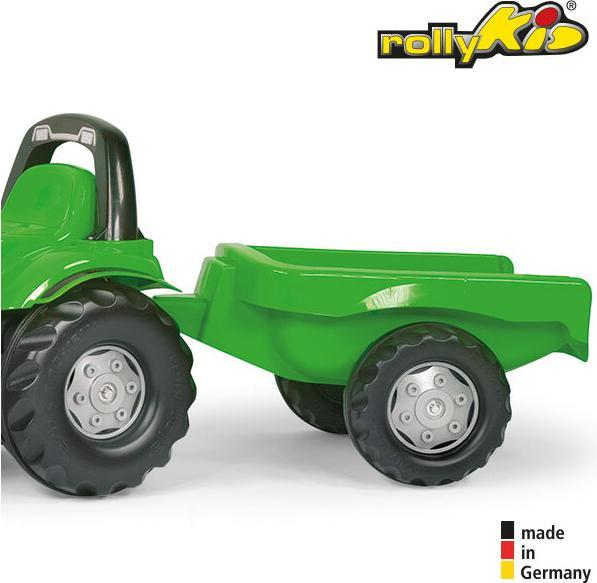 Actual product image Rolly Toys rollyKid Deutz tractor with loader and trailer