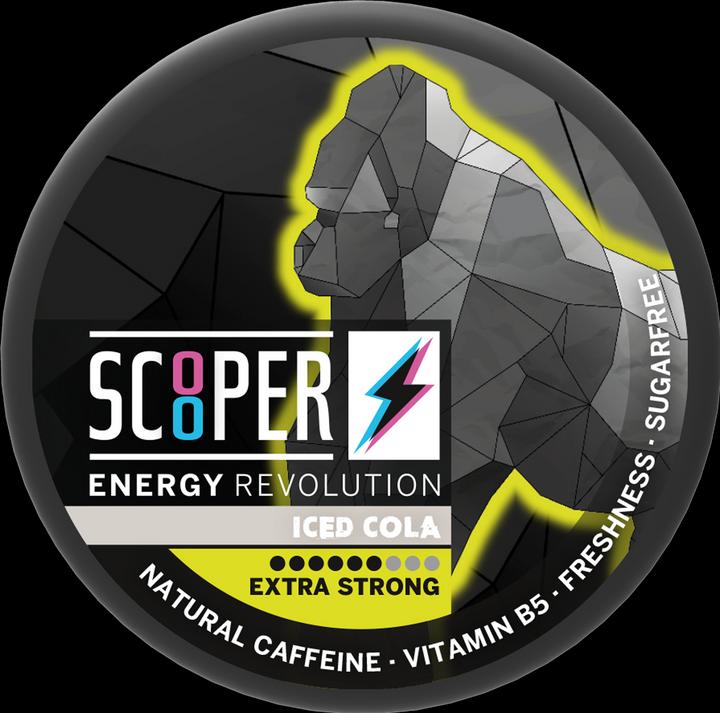 Produktbild Scooper Energy Iced Cola Extra Strong (Nikotinfreier Snus)