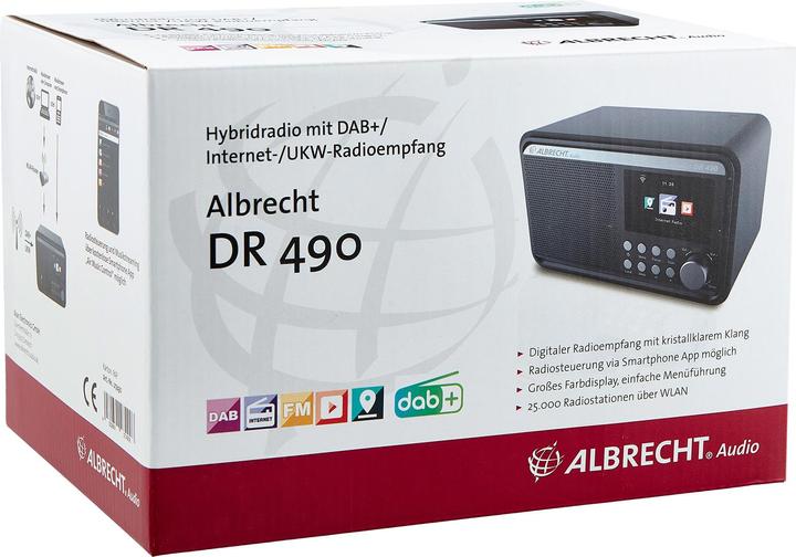 Image du produit Albrecht DR 490 (Webradio, DAB+ DAB, WiFi)