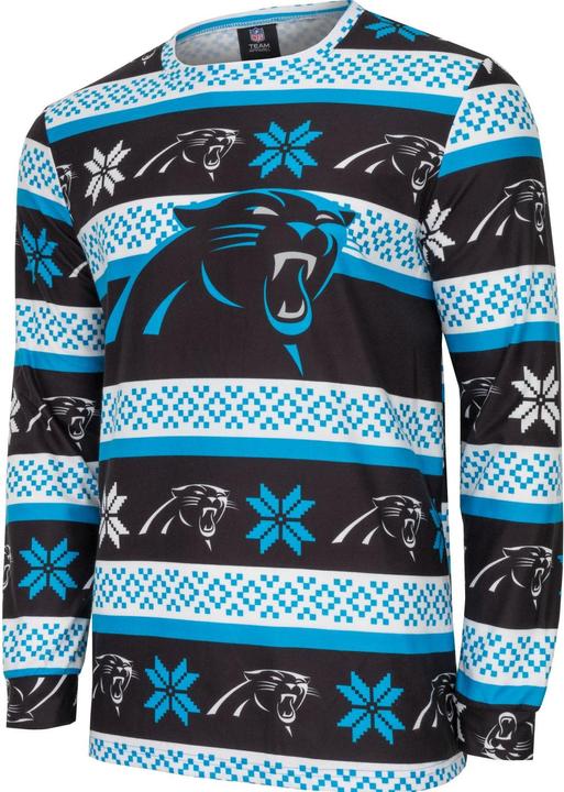 Produktbild Foco NFL Winter XMAS Pyjama Schlafanzug Carolina Panthers - S (S)