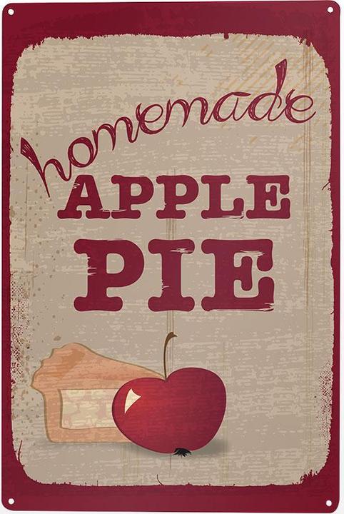 Image du produit Trend Import Fer-blanc - Tarte aux pommes (20,5 x 0,2 x 29,5 cm)