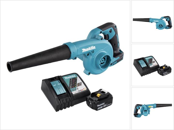 Makita DUB 185 RF1 Akku Laubbläser Gebläse 18 V + 1x Akku 3,0 Ah + Ladegerät (Batteria ricaricabile, Soffiafoglie)