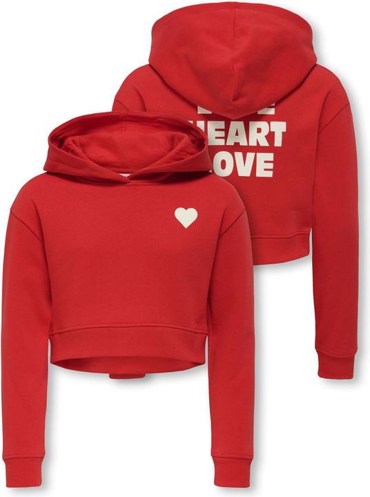 Image du produit Only Normal geschnitten Rundhals Gerippte Ärmelbündchen Tief angesetzte Schulter Sweatshirt Sweatshirt (134)