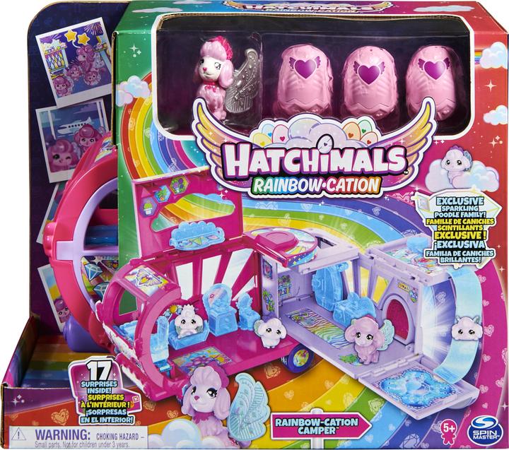 Produktbild Hatchimals Rainbowcation Camper, Wohnmobil-Spielset mit 6 CollEGGtibles-Figuren und Zubehör