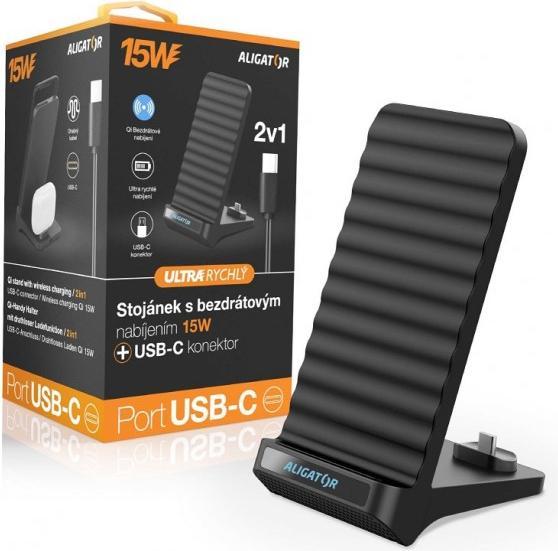 Immagine prodotto Aligator CHQ001 ricevitore di ricarica wireless per dispositivi mobili Telefono cellulare/Smartphone USB (15 W)