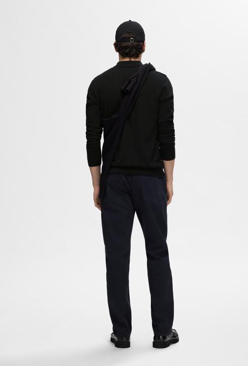 Produktbild Selected Homme Strick Langarm-Poloshirt (XXL)