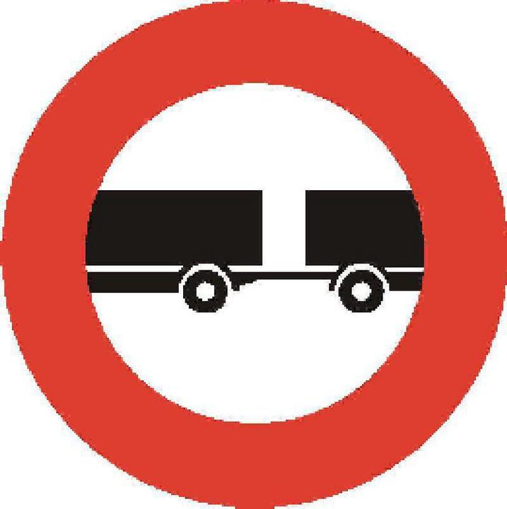 Actual product image BRW No trailers sign 2.09