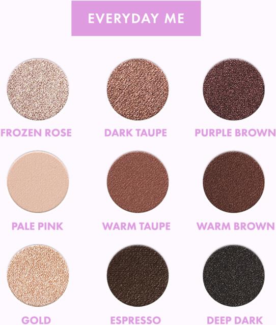 Produktbild Goovi Everyday Me Lidschattenpalette (matt satiniert und metallic)