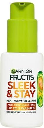 Garnier Fructis Keratin Sleek Heat-Activated Serum For Dry And Frizzy Hair, 50 Ml (50 ml)