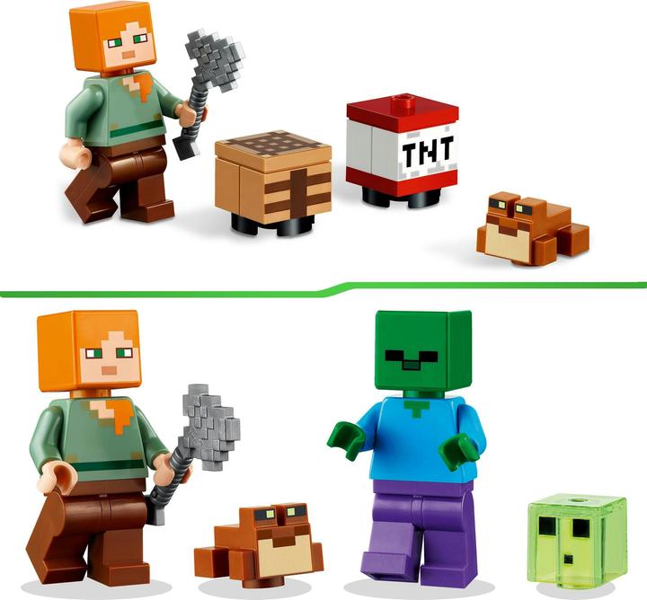 Actual product image LEGO The Swamp Adventure (21240, LEGO Minecraft)