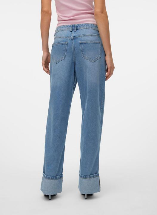 Actual product image Vero Moda VMEVELYN Niedrige Taille Locker geschnitten Jeans Weit geschnitten (25)