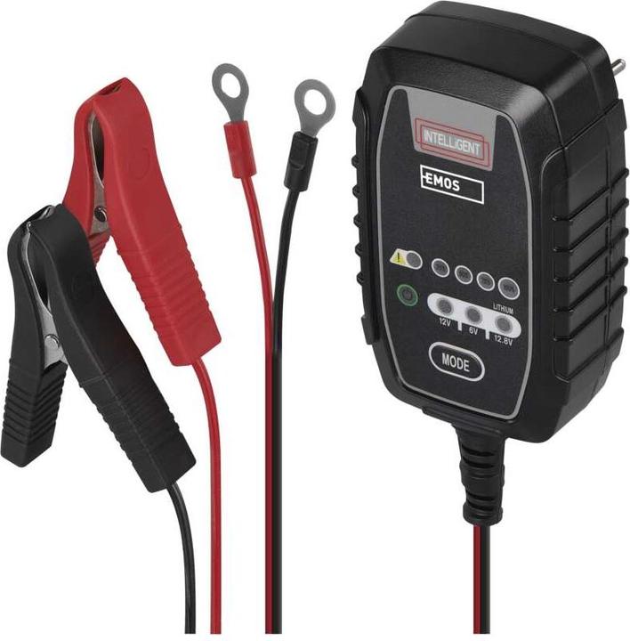 Emos Caricabatterie per auto /12V 0,8A (12V, 6V, 0.80 A)