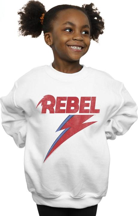 Produktbild David Bowie Distressed Rebel Sweatshirt Mädchen (116)