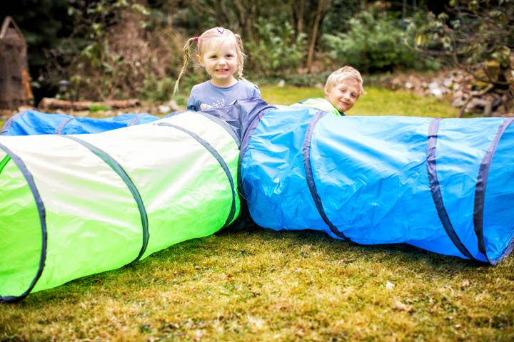 Produktbild Knorrtoys Spieltunnel Circle - "Green-blue"