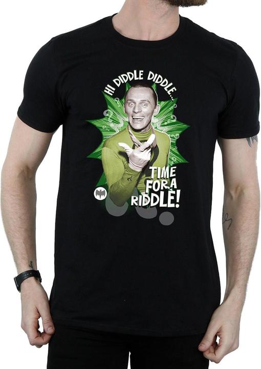 Image du produit Mens Batman TV Series The Riddler Time for a Riddle T-Shirt (XL)
