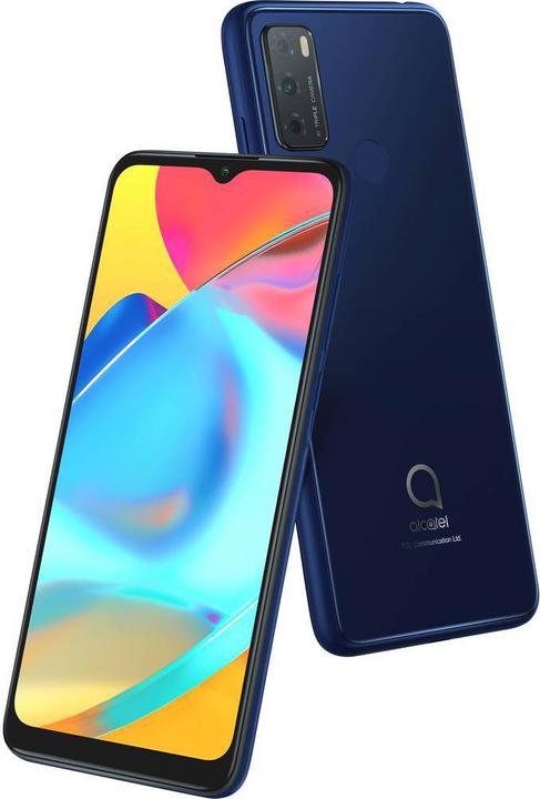 Produktbild Alcatel SIM phone 3L (2021) (64 GB, Blau, 6.52", Hybrid Dual SIM, 48 Mpx, 4G)