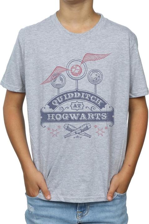 Actual product image Boys Quidditch At Hogwarts T-Shirt (140, 146)